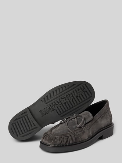 Productfoto, grijze loafers van rundleer, grof geprofileerde zwarte zool, Marc O'Polo Loafer aus echtem Rindsleder Modell 'Erin 3', Dames Loafer van Marc O'Polo