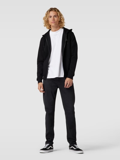 Calvin Klein Jeans Slim Fit Jeans mit Label-Details Black 1