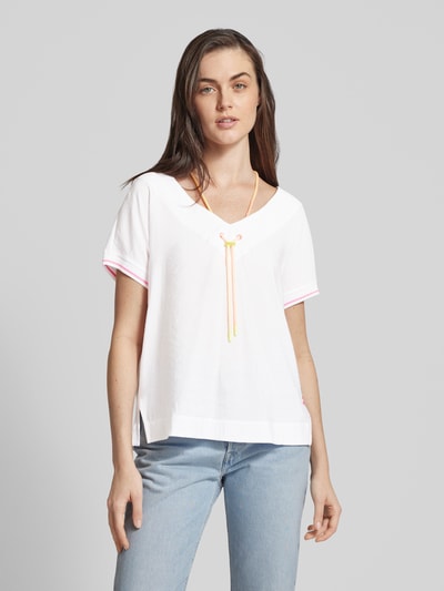 Sportalm Blusenshirt mit Neckholder Offwhite 4