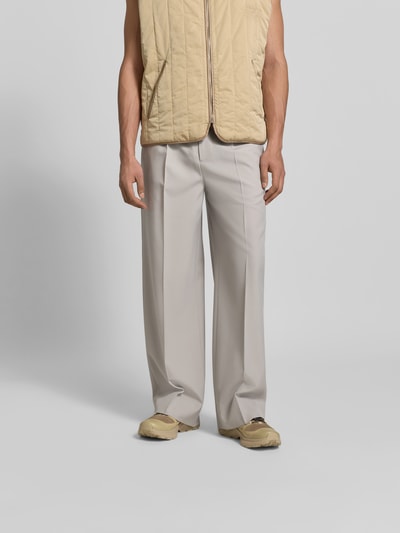MM6 Maison Margiela Anzughose mit Schurwoll-Anteil Mittelgrau 4