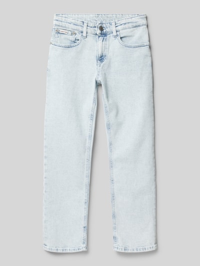 Calvin Klein Jeans Regular Fit Jeans im 5-Pocket-Design Hellblau 1
