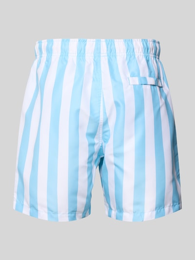 Shiwi Regular Fit Badehose mit Label-Patch Hellblau 3