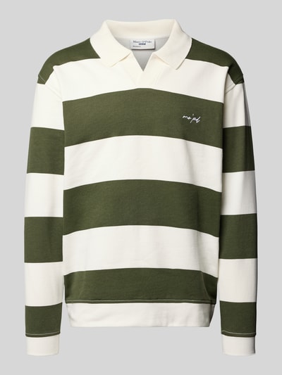 Marc O'Polo Denim Relaxed fit sweatshirt van puur katoen Groen - 2