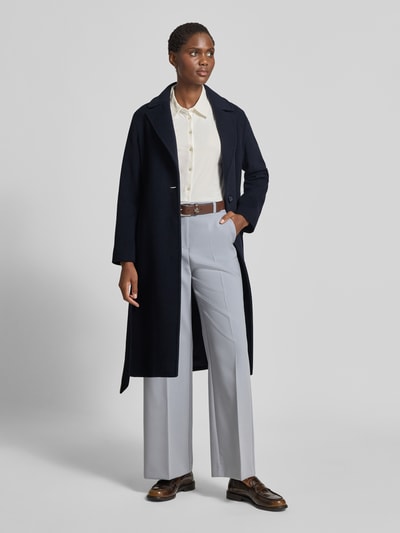 ICONS Cinzia Rocca Mantel mit Kaschmir-Anteil Marine 1