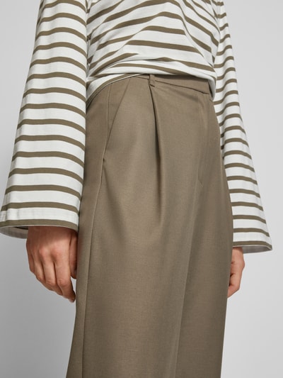 P&C* curated by Anouk Yve Culottes met bandplooien - capsulegarderobe Kaki - 3