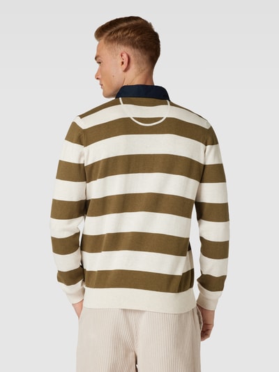 Fynch-Hatton Strickpullover mit Polokragen Modell 'Rugby' Offwhite 5