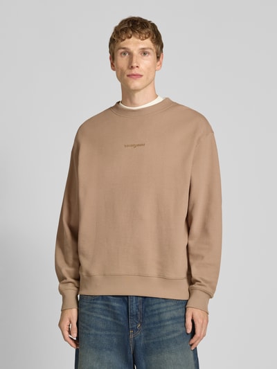 Tommy Jeans Regular fit sweatshirt van puur katoen Beige - 4