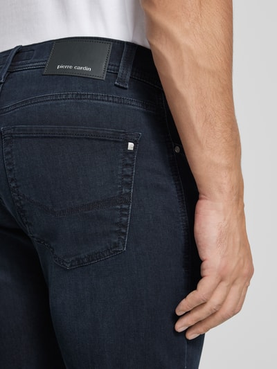Pierre Cardin Tapered Fit Jeans im 5-Pocket-Design Modell 'Lyon' Dunkelblau 3