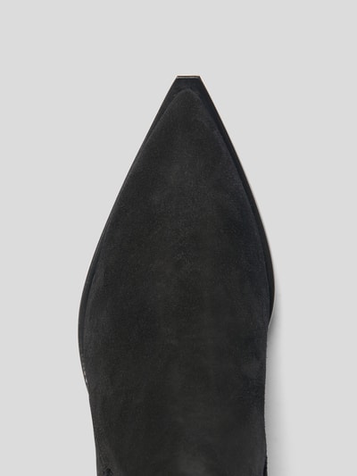 Officine Creative Chelsea Boots aus Veloursleder Schwarz 4