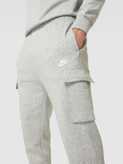 Nike Sweatpants met labelstitching Lichtgrijs gemêleerd - 3