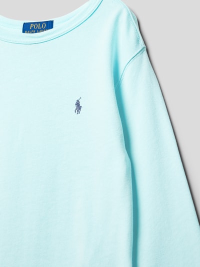 Polo Ralph Lauren Teens Sweatshirt met labelstitching Mintgroen - 2