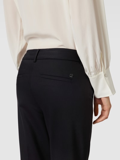 MOS MOSH Spodnie materiałowe w jednolitym kolorze model ‘ELLEN NIGHT’ Czarny 3