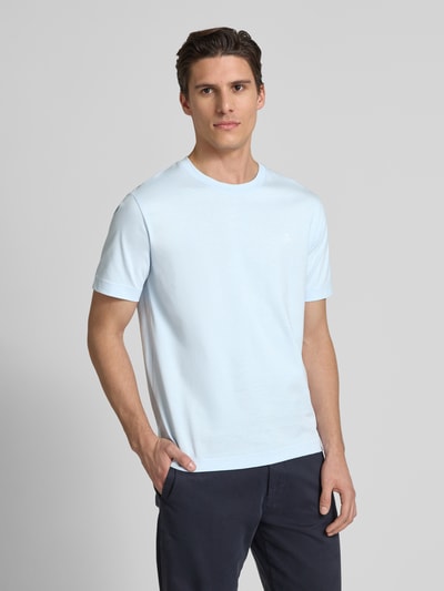 Marc O'Polo Regular Fit T-Shirt aus reiner Baumwolle Bleu 4