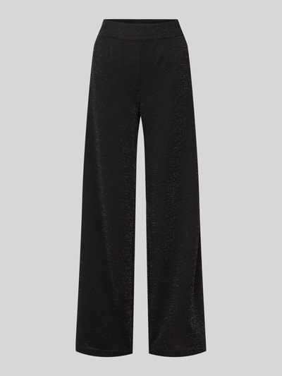 Betty Barclay Wide fit stoffen broek met elastische band Zwart - 1