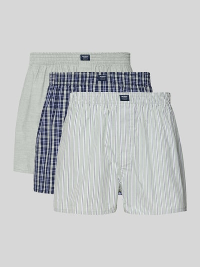 MCNEAL Boxershorts mit elastischem Bund im 3er-Pack Metallic Gruen 1