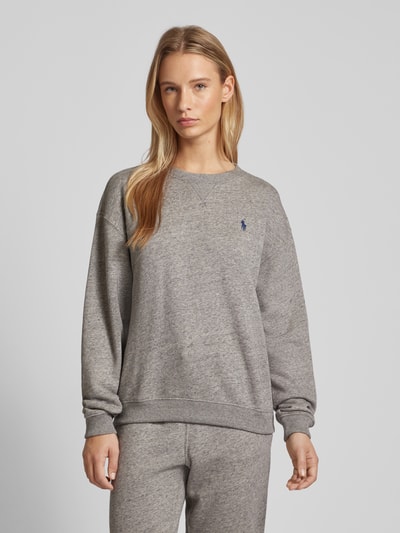 Polo Ralph Lauren Sweatshirt mit Logo-Stitching Flieder 4