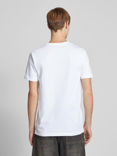 Calvin Klein Jeans T-Shirt mit Label-Print Weiss 5