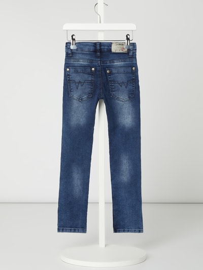 Blue Effect Jeansy o wąskim kroju ze szwami w kontrastowym kolorze  Dżins 4