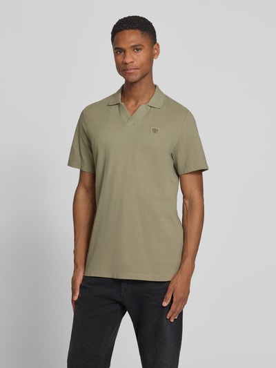 s.Oliver RED LABEL Regular Fit Poloshirt aus reiner Baumwolle Khaki 4