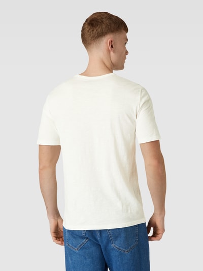 Marc O'Polo T-Shirt mit Brusttasche Offwhite 5