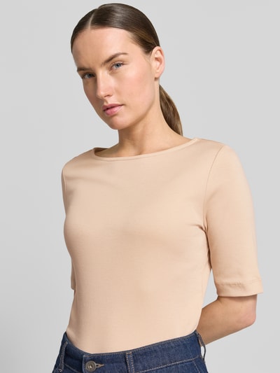 Christian Berg Woman T-Shirt mit U-Boot-Ausschnitt Mud 3