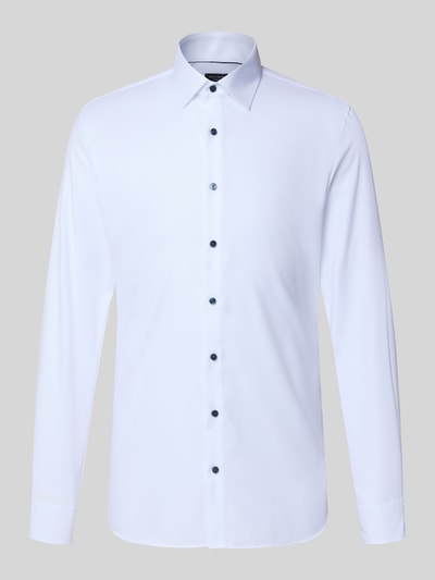 OLYMP No. Six Super slim fit zakelijk overhemd met kentkraag Wit - 2