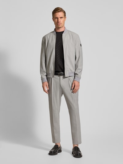 JOOP! Collection T-shirt met geribde ronde hals Zwart - 1