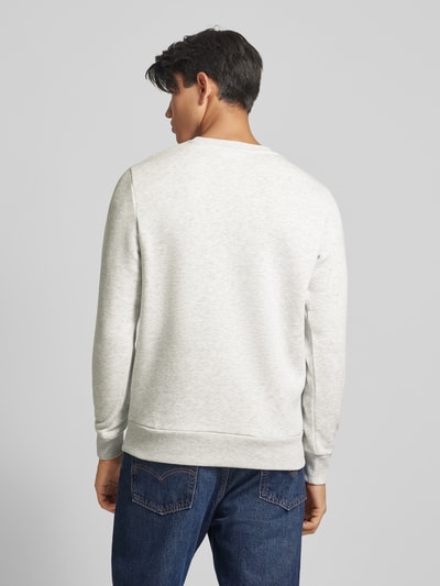 Jack & Jones Sweatshirt met labelprint, model 'FERRIS' Offwhite gemêleerd - 5