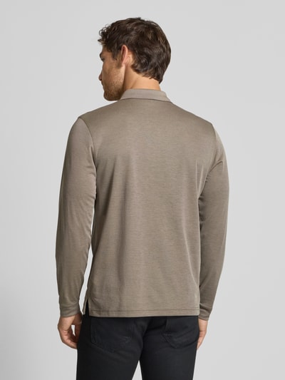 RAGMAN Koszulka polo o kroju regular fit z kieszenią na piersi Szarobrązowy 5