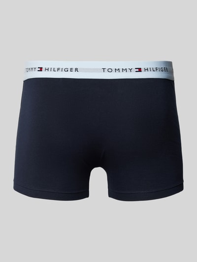 Tommy Hilfiger Obcisłe bokserki z detalami z logo w zestawie 3 szt. Czarny 3