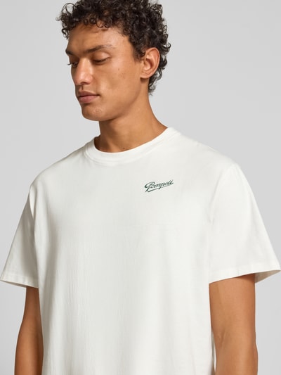 POMPEII BRAND T-Shirt mit Label-Print Modell 'SABONS DE POMPEII' Offwhite 3