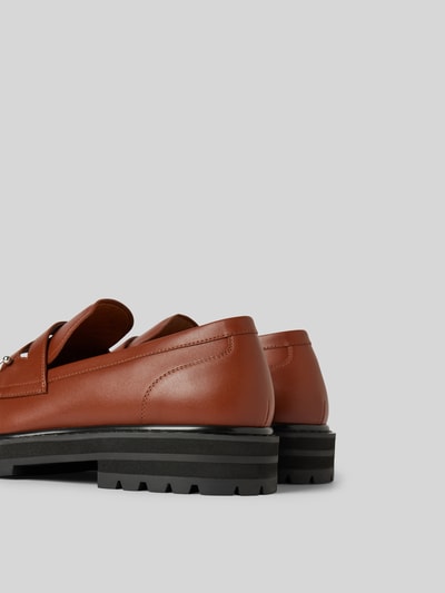 Marni Loafer mit Label-Detail Cognac 3