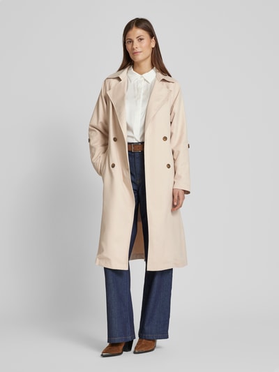 ZABAIONE Trenchcoat mit Bindegürtel Modell 'UM44A' Beige 1