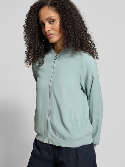 VERO MODA Regular Fit Bomberjacke mit College-Kragen Modell 'COCO' Schilf 3