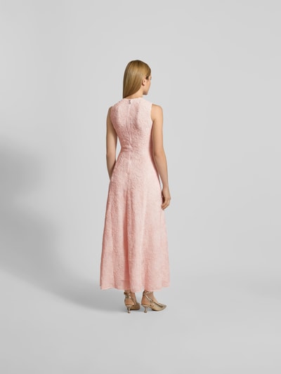 ROTATE Maxikleid mit floralem Allover-Besatz Hellrosa 5