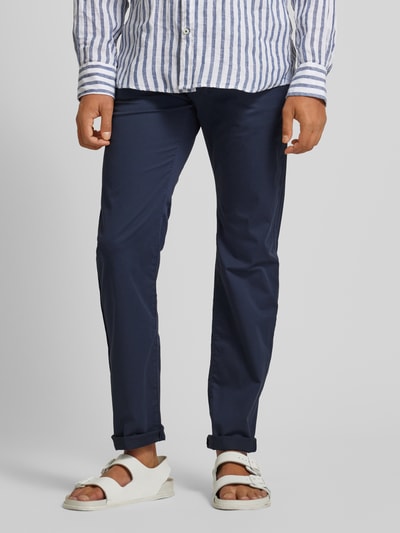 Pierre Cardin Tapered fit broek in 5-pocketmodel, model 'Lyon' Marineblauw - 4