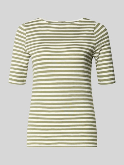s.Oliver RED LABEL Relaxed Fit T-Shirt aus reiner Baumwolle Lind 2