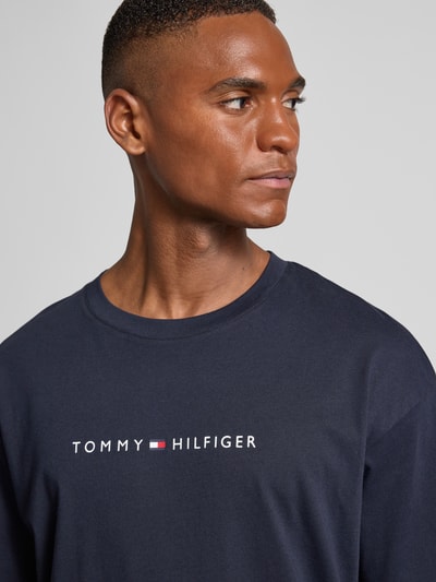 Tommy Hilfiger Relaxed Fit T-Shirt aus reiner Baumwolle Marine 3