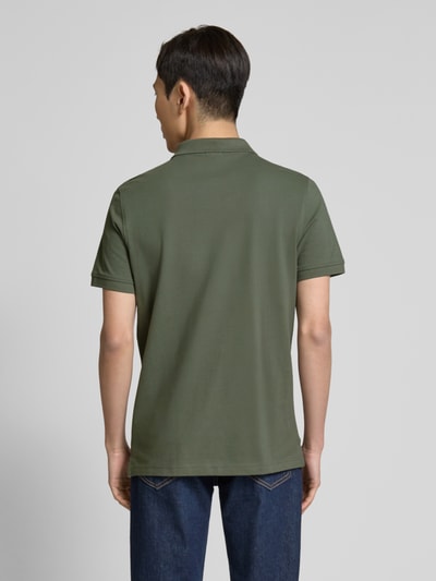 MCNEAL Regular Fit Poloshirt mit Knopfleiste und Label-Stitching Khaki 5
