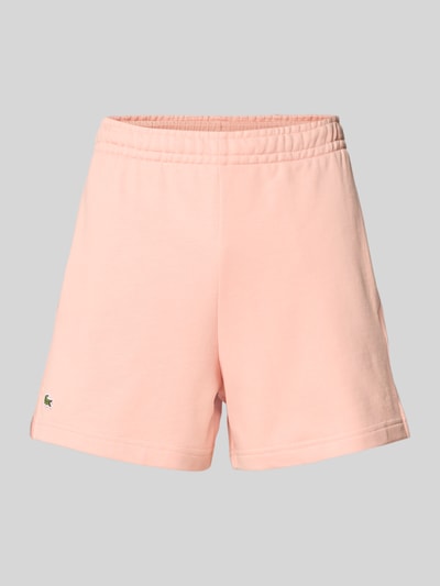 Produktfoto, Regular Fit Sweatshorts aus reiner Baumwolle von Lacoste, efekt: jednolity kolor, wyhaftowane logo, tunel, elastyczny ściągacz, wpuszczane kieszenie, bawełna