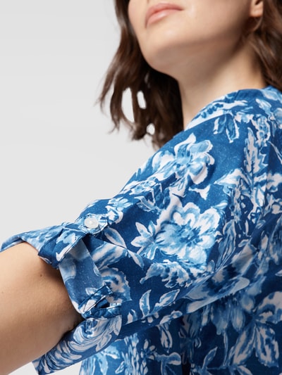 Lauren Ralph Lauren Nachthemd mit floralem Muster Dunkelblau 3