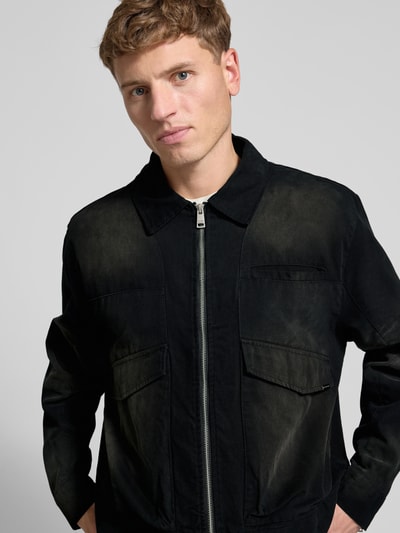 Don´t Waste Culture Jack met labeldetail, model 'Lenoria' Antraciet - 3