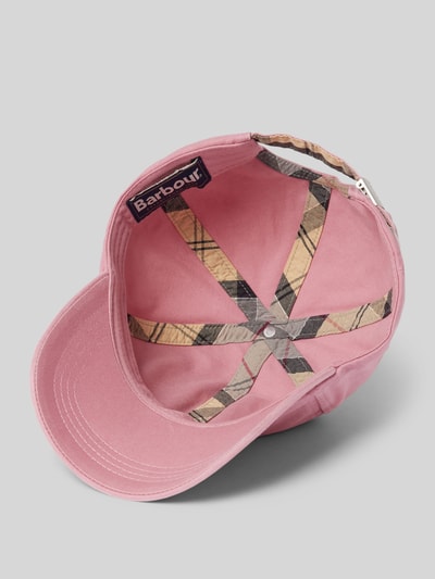 Barbour Basecap aus reiner Baumwolle Modell 'CASCADE' Rosa 2