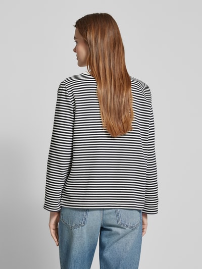 Tom Tailor Comfort fit sweatshirt met all-over motief Offwhite - 5