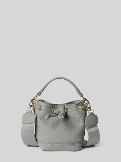 VALENTINO BAGS Handtasche mit Strukturmuster Modell 'SAMBA' Hellgrau 3