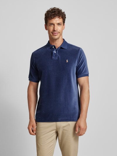 Polo Ralph Lauren Koszulka polo z wyhaftowanym logo Granatowy 4