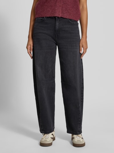 OPUS barrel fit jeans van katoenmix model 'Lissie boldy' Middengrijs gemêleerd - 4