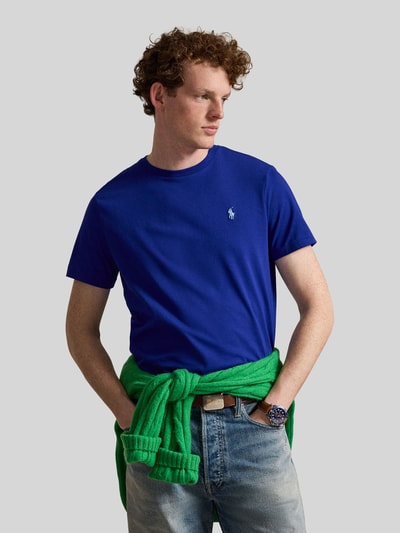 Polo Ralph Lauren Regular Fit T-Shirt aus reiner Baumwolle Royal 4