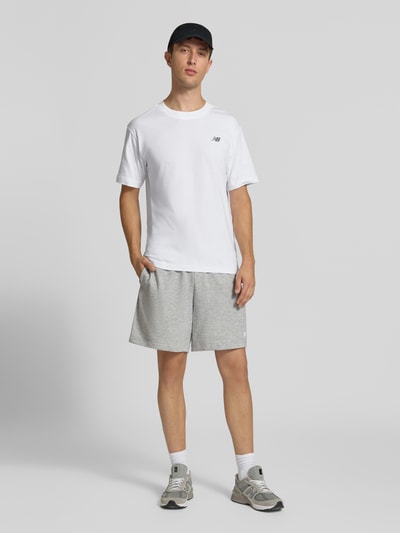 New Balance T-Shirt mit Label-Stitching Modell 'ESSENTIALS' Weiss 1
