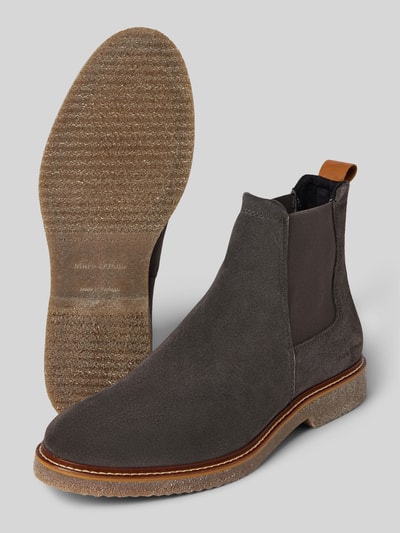 Marc O'Polo Chelsea Boots aus echtem Veloursleder Modell 'LINUS 4B' Anthrazit 4